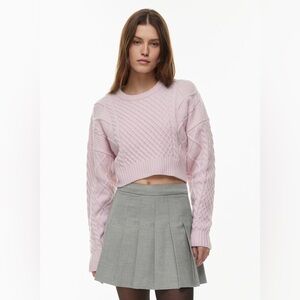 Aritzia Babaton Peggy Cropped Sweater